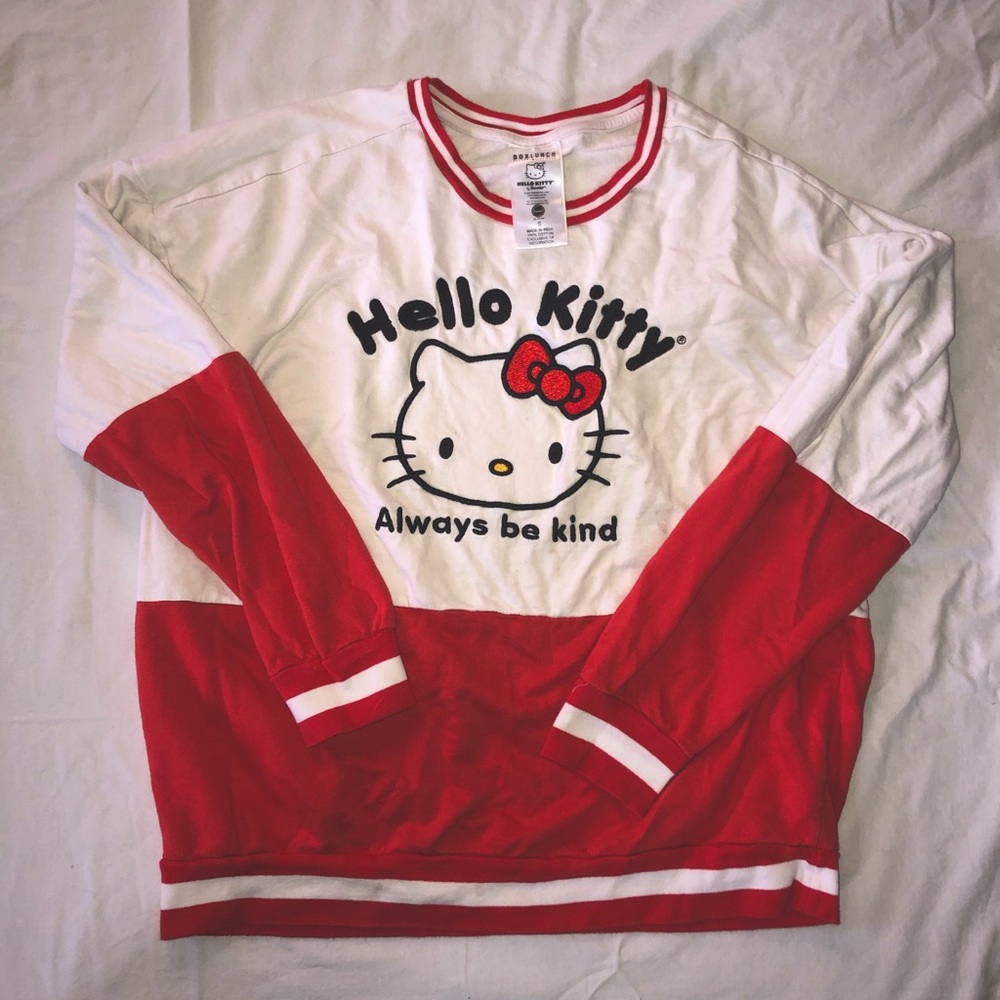 Hello kitty saniro  “always be kind” sweatshirt
